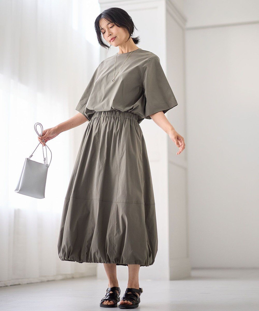 【エニィファム/any FAM】の【撥水/ウエストゴム/2WAY】ドロストスカート 人気、トレンドファッション・服の通販 founy(ファニー) 　ファッション　Fashion　レディースファッション　Ladies' Fashion Online　スカート　Skirt　おすすめ　Recommend　アウトドア　Outdoor　シンプル　Simple　ストレッチ　Stretch　セットアップ　Set Up　トレンド　Trend　バルーン　Balloon　夏　Summer　旅行　Travel　春　Spring　S/S・春夏　Ss・Spring/Summer　 other-1|ID: prp329100004525126 ipo3291000000032654824