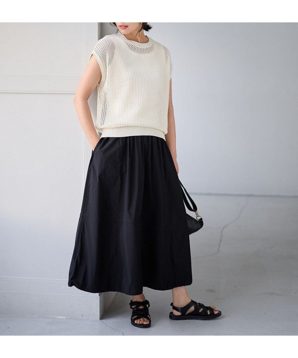 【エニー/ANY】の【撥水/ウエストゴム/2WAY】ドロストスカート インテリア・キッズ・メンズ・レディースファッション・服の通販 founy(ファニー) 　ファッション　Fashion　レディースファッション　Fashion for Women　スカート　Skirts　おすすめ　Recommended / Our Picks　アウトドア　Outdoor Clothing　シンプル　Simple, Minimal　ストレッチ　Stretch, Stretchy Fabric　セットアップ　Set-Up, Coordinated Outfit　トレンド　Trend, Trending Now　バルーン　Balloon, Balloon Silhouette　夏　Summer　旅行　Travel　春　Spring　S/S・春夏　SS, Spring/Summer, Warm Season　ブラック|ID: prp329100004525126 ipo3291000000033682845