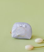 【メゾンドフルール/Maison de FLEUR】のサテンリボンラウンドポーチ Lilac|ID: prp329100004525153 ipo3291000000032006268