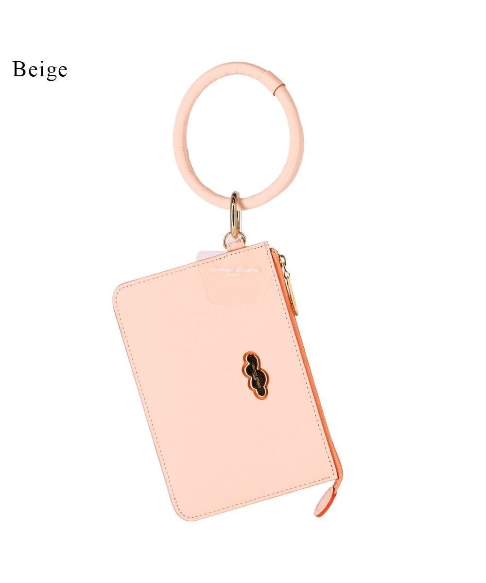 【ツモリチサト キャリー/tsumori chisato CARRY】のくもマーク ポーチ スマホストラップ リングストラップ インテリア・キッズ・メンズ・レディースファッション・服の通販 founy(ファニー) 　ファッション　Fashion　レディースファッション　WOMEN　財布　Wallets　ポーチ　Pouches　スマホケース　Phone Case　ポーチ　Pouch　モチーフ　Motif　財布　Wallet　ベージュ|ID: prp329100004525172 ipo3291000000032006348