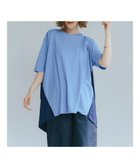 【イェッカ ヴェッカ/YECCA VECCA】の異素材切替タックデザインカットソー Blue|ID: prp329100004525183 ipo3291000000032006388