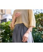 【エニィファム/any FAM】の【洗濯機可/アンチピリング】アイレットメッシュニット ベージュ|ID: prp329100004525197 ipo3291000000032006444