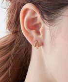【フィービィー/phoebe】の【金属アレルギー対応】【痛くないシリーズ】ダブルフープライトフィットイヤリング ローズゴールド ローズゴールド|ID: prp329100004525216 ipo3291000000032006506