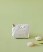【メゾンドフルール/Maison de FLEUR】のサテンリボンティッシュケース Ivory|ID: prp329100004525228 ipo3291000000032006561
