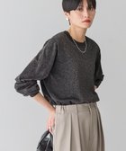 【アメリカンホリック/AMERICAN HOLIC】のラメ入りクルーネックニットプルオーバー Black|ID: prp329100004525245 ipo3291000000032006629