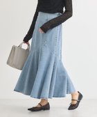 【グリーンパークス/Green Parks】の・ELENCARE DUE デニムマーメイドスカート Light Indigo|ID: prp329100004525253 ipo3291000000032006665
