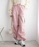 【ウィゴー/WEGO】の【ウエストゴム】イージーパラシュートカーゴパンツ ライトピンク|ID: prp329100004525270 ipo3291000000032006740