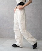 【ウィゴー/WEGO】の【ウエストゴム】イージーパラシュートカーゴパンツ オフホワイト|ID: prp329100004525270 ipo3291000000032763007