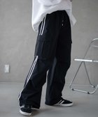 【ウィゴー/WEGO】の【ウエストゴム】イージーパラシュートカーゴパンツ ブラックその他|ID: prp329100004525270 ipo3291000000034179504