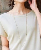 【ティアクラッセ/Tiaclasse】の【日本製】どんなスタイルにも合わせやすいクリスタルネックレス ゴールド|ID: prp329100004525273 ipo3291000000034263648