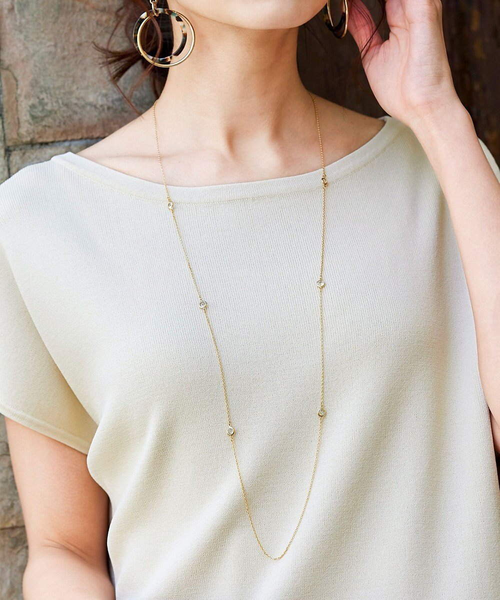 【ティアクラッセ/Tiaclasse】の【日本製】どんなスタイルにも合わせやすいクリスタルネックレス インテリア・キッズ・メンズ・レディースファッション・服の通販 founy(ファニー) ファッション Fashion レディースファッション Fashion for Women ジュエリー Jewelry ネックレス Necklaces & Pendants おすすめ Recommended / Our Picks アクセサリー Fashion Accessories ガラス Glass, Glassware クリスタル Crystal, Swarovski ストーン Stone, Gem-Like スワロフスキー Swarovski, Crystal Accent ネックレス Necklace, Pendant Necklace ロング Long, Long-Length エレガント 上品 Elegant 日本製 Made In Japan ゴールド|ID: prp329100004525273 ipo3291000000034263648