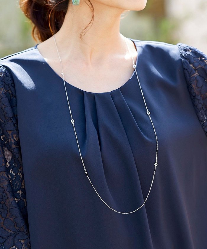 【ティアクラッセ/Tiaclasse】の【日本製】どんなスタイルにも合わせやすいクリスタルネックレス インテリア・キッズ・メンズ・レディースファッション・服の通販 founy(ファニー) https://founy.com/ ファッション Fashion レディースファッション Fashion for Women ジュエリー Jewelry ネックレス Necklaces & Pendants おすすめ Recommended / Our Picks アクセサリー Fashion Accessories ガラス Glass, Glassware クリスタル Crystal, Swarovski ストーン Stone, Gem-Like スワロフスキー Swarovski, Crystal Accent ネックレス Necklace, Pendant Necklace ロング Long, Long-Length エレガント 上品 Elegant 日本製 Made In Japan |ID: prp329100004525273 ipo3291000000035574544