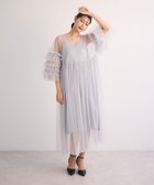 【グリーンパークス/Green Parks】の・Railme チュールワンピース(インナーOP付) Light Gray|ID: prp329100004525287 ipo3291000000032006806