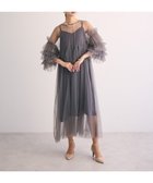 【グリーンパークス/Green Parks】の・Railme チュールワンピース(インナーOP付) Charcoal Gray|ID: prp329100004525287 ipo3291000000032006807