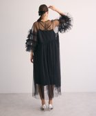 【グリーンパークス/Green Parks】の・Railme チュールワンピース(インナーOP付) Black|ID: prp329100004525287 ipo3291000000032006809