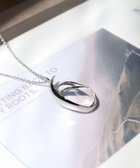 【ティアクラッセ/Tiaclasse】のメタルリボンロールネックレス シルバー|ID: prp329100004525291 ipo3291000000035703015