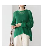 【アメリカンホリック/AMERICAN HOLIC】の透かし編みメッシュニットプルオーバー Green|ID: prp329100004525316 ipo3291000000032006924
