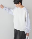 【アメリカンホリック/AMERICAN HOLIC】の異素材コクーンポンチプルオーバー Off White|ID: prp329100004525361 ipo3291000000032007121