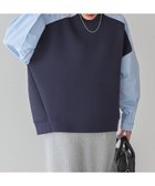 【アメリカンホリック/AMERICAN HOLIC】の異素材コクーンポンチプルオーバー Navy|ID: prp329100004525361 ipo3291000000032007131