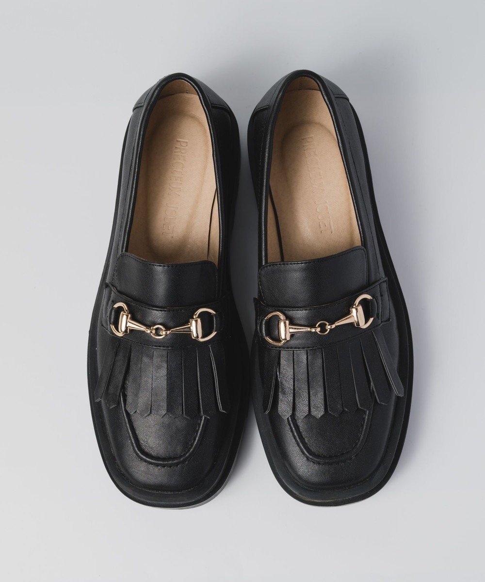 【ボントレ/BONTRE】の【PRECIEUX JOUET/プレシュウジュエ】トラックソールキルトビットローファー インテリア・キッズ・メンズ・レディースファッション・服の通販 founy(ファニー) 　ファッション　Fashion　レディースファッション　WOMEN　キルト　Quilt　シューズ　Shoes　マニッシュ　Mannish　厚底　Platforms　夏　Summer　S/S・春夏　Ss・Spring/Summer　A/W・秋冬　Aw・Autumn/Winter・Fw・Fall-Winter　ブラック|ID: prp329100004525385 ipo3291000000032007255