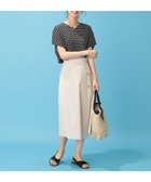 【エニィファム/any FAM】の【洗える】麻混ストレッチ スカート ベージュ系|ID: prp329100004525387 ipo3291000000032007267