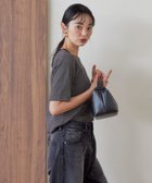 【アメリカンホリック/AMERICAN HOLIC】の抗菌防臭リブ5分袖カットプルオーバー Border|ID: prp329100004525401 ipo3291000000032007334