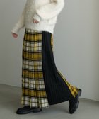 【アメリカンホリック/AMERICAN HOLIC】のシャギーチェックプリーツスカート Mustard|ID: prp329100004525414 ipo3291000000032498290