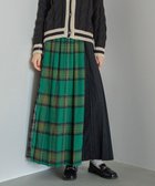 【アメリカンホリック/AMERICAN HOLIC】のシャギーチェックプリーツスカート Green|ID: prp329100004525414 ipo3291000000032498291