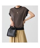 【アメリカンホリック/AMERICAN HOLIC】のフレンチスリーブニットプルオーバー Border|ID: prp329100004525433 ipo3291000000032007469