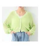 【アースミュージックアンドエコロジー/earth music&ecology】のメッシュカーディガン 人気、トレンドファッション・服の通販 founy(ファニー) ファッション Fashion レディースファッション Fashion for Women トップス・カットソー Cut & Sew Tops カーディガン・羽織り Layered Style Cardigans おすすめ Recommended / Our Picks インナー Innerwear カーディガン Cardigan, Knitwear キャミソール Camisole, Spaghetti Strap Top ベーシック Basic, Essential ポケット Pocket, Pocket Detail メッシュ Mesh, Net Fabric A/W・秋冬 Autumn/Winter thumbnail Lime Green|ID: prp329100004525449 ipo3291000000033229007