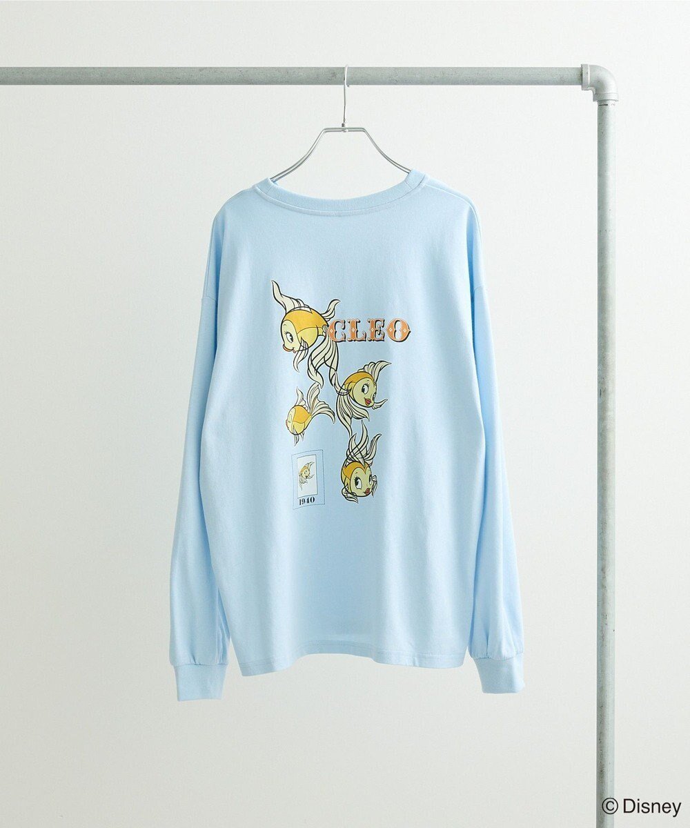 【グリーンパークス/Green Parks】のピノキオ/バックプリントTシャツ インテリア・キッズ・メンズ・レディースファッション・服の通販 founy(ファニー) 　ファッション　Fashion　レディースファッション　WOMEN　トップス・カットソー　Tops/Tshirt　シャツ/ブラウス　Shirts/Blouses　ロング / Tシャツ　T-Shirts　カットソー　Cut and Sewn　おすすめ　Recommend　インナー　Inner　カットソー　Cut And Sew　キャラクター　Character　プリント　Print　ボトム　Bottom　ポケット　Pocket　ロング　Long　人気　Popularity　夏　Summer　春　Spring　S/S・春夏　Ss・Spring/Summer　Sax|ID: prp329100004525459 ipo3291000000032007597
