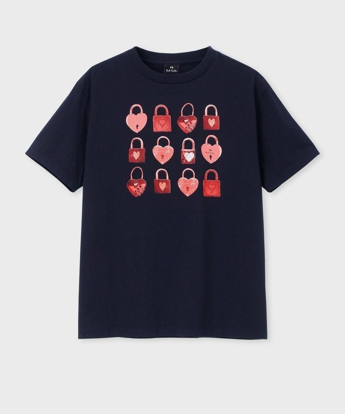 【ポール スミス/Paul Smith】のHeart Padlock 半袖Tシャツ インテリア・キッズ・メンズ・レディースファッション・服の通販 founy(ファニー) https://founy.com/ ファッション Fashion レディースファッション WOMEN トップス・カットソー Tops/Tshirt シャツ/ブラウス Shirts/Blouses ロング / Tシャツ T-Shirts カットソー Cut and Sewn NEW・新作・新着・新入荷 New Arrivals カットソー Cut And Sew ジーンズ Jeans フェミニン Feminine プリント Print エレガント 上品 Elegant 再入荷 Restock/Back In Stock/Re Arrival 半袖 Short Sleeve 夏 Summer S/S・春夏 Ss・Spring/Summer A/W・秋冬 Aw・Autumn/Winter・Fw・Fall-Winter |ID: prp329100004525478 ipo3291000000032007674