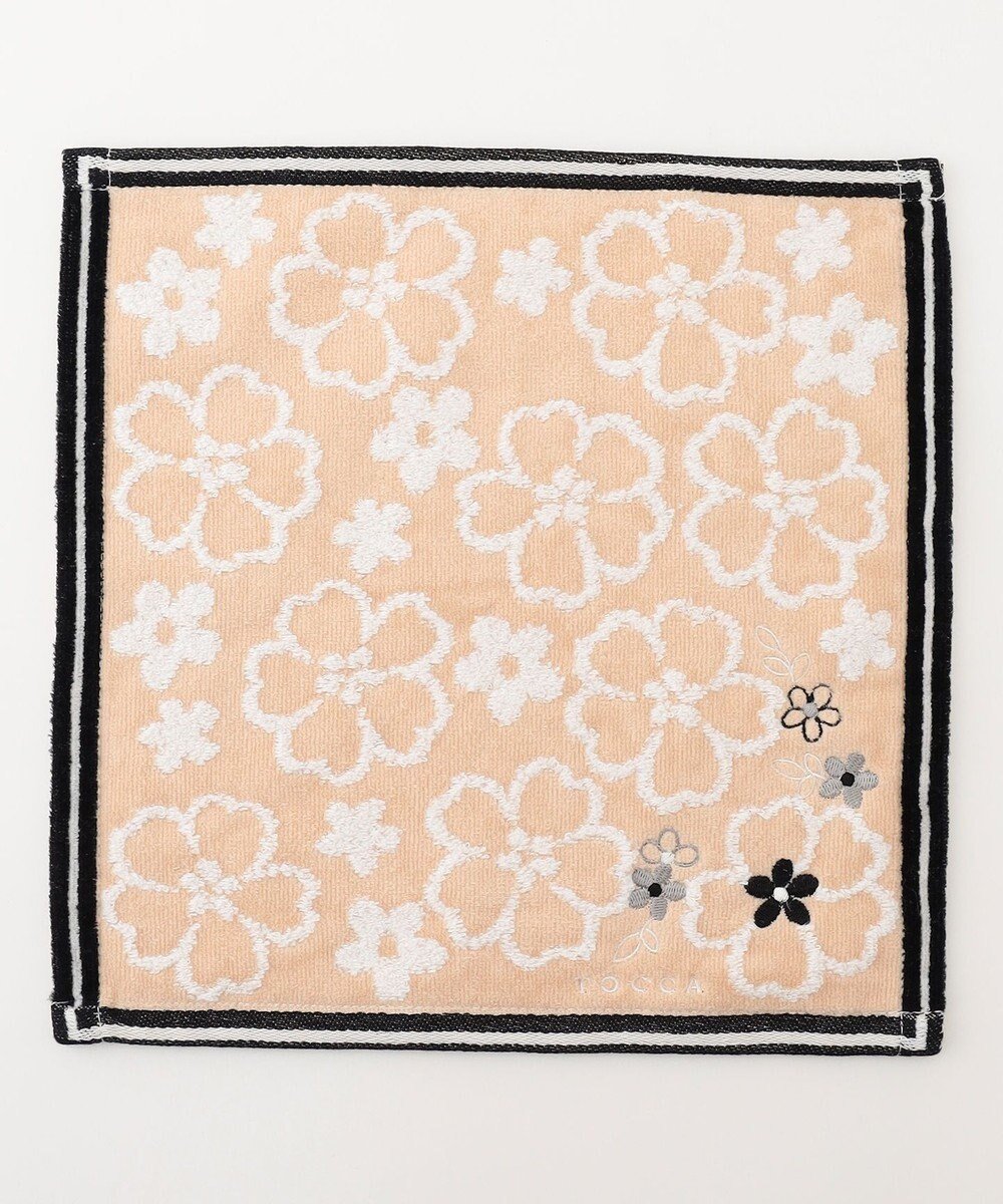 【トッカ/TOCCA】のFLOATING FLOWER TOWELCHIEF タオルハンカチ インテリア・キッズ・メンズ・レディースファッション・服の通販 founy(ファニー) 　ファッション　Fashion　レディースファッション　WOMEN　財布　Wallets　タオル　Towel　ハンカチ　Handkerchief　ハンド　Hand　財布　Wallet　ベージュ系|ID: prp329100004525507 ipo3291000000032007804