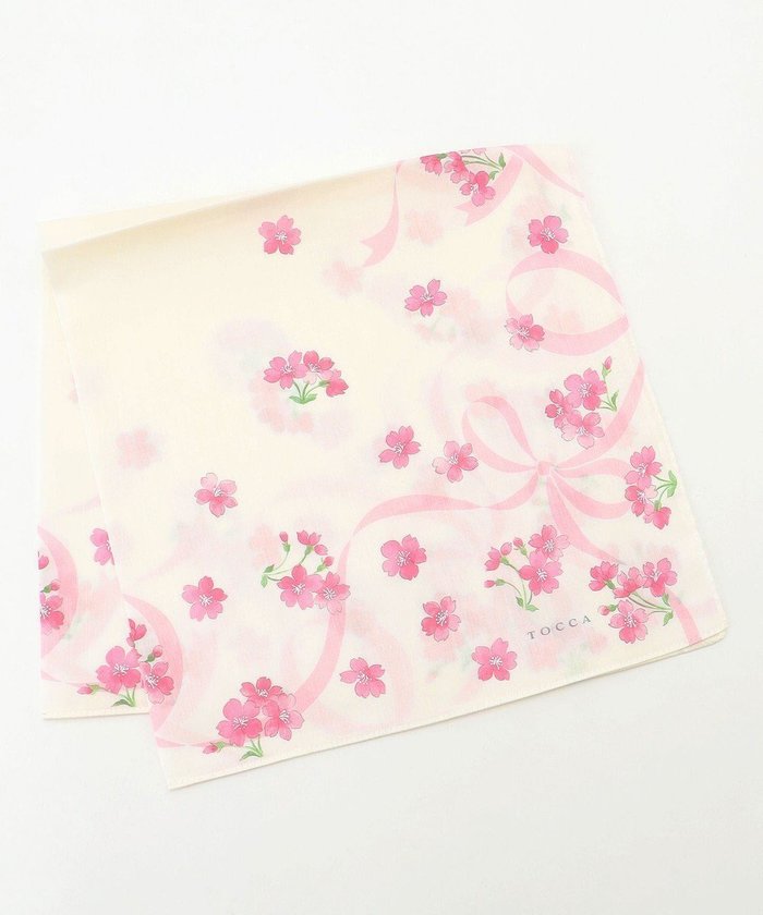 【トッカ/TOCCA】のSPRING EXCITEMENT HANDKERCHIEF ハンカチ インテリア・キッズ・メンズ・レディースファッション・服の通販 founy(ファニー) https://founy.com/ ファッション Fashion レディースファッション WOMEN 財布 Wallets おすすめ Recommend タオル Towel ハンカチ Handkerchief ハンド Hand リボン Ribbon 財布 Wallet |ID: prp329100004525512 ipo3291000000032007818