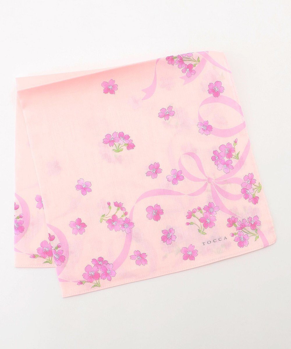 【トッカ/TOCCA】のSPRING EXCITEMENT HANDKERCHIEF ハンカチ インテリア・キッズ・メンズ・レディースファッション・服の通販 founy(ファニー) 　ファッション　Fashion　レディースファッション　Fashion for Women　ミニ財布・二つ折り財布　Wallets & Card Cases　おすすめ　Recommended / Our Picks　タオル　Towel, Bath Towel　ハンカチ　Handkerchief, Hanky　ハンド　Hand, Handmade　リボン　Ribbon, Bow　財布　Wallet, Purse　ピンク系|ID: prp329100004525512 ipo3291000000032237493