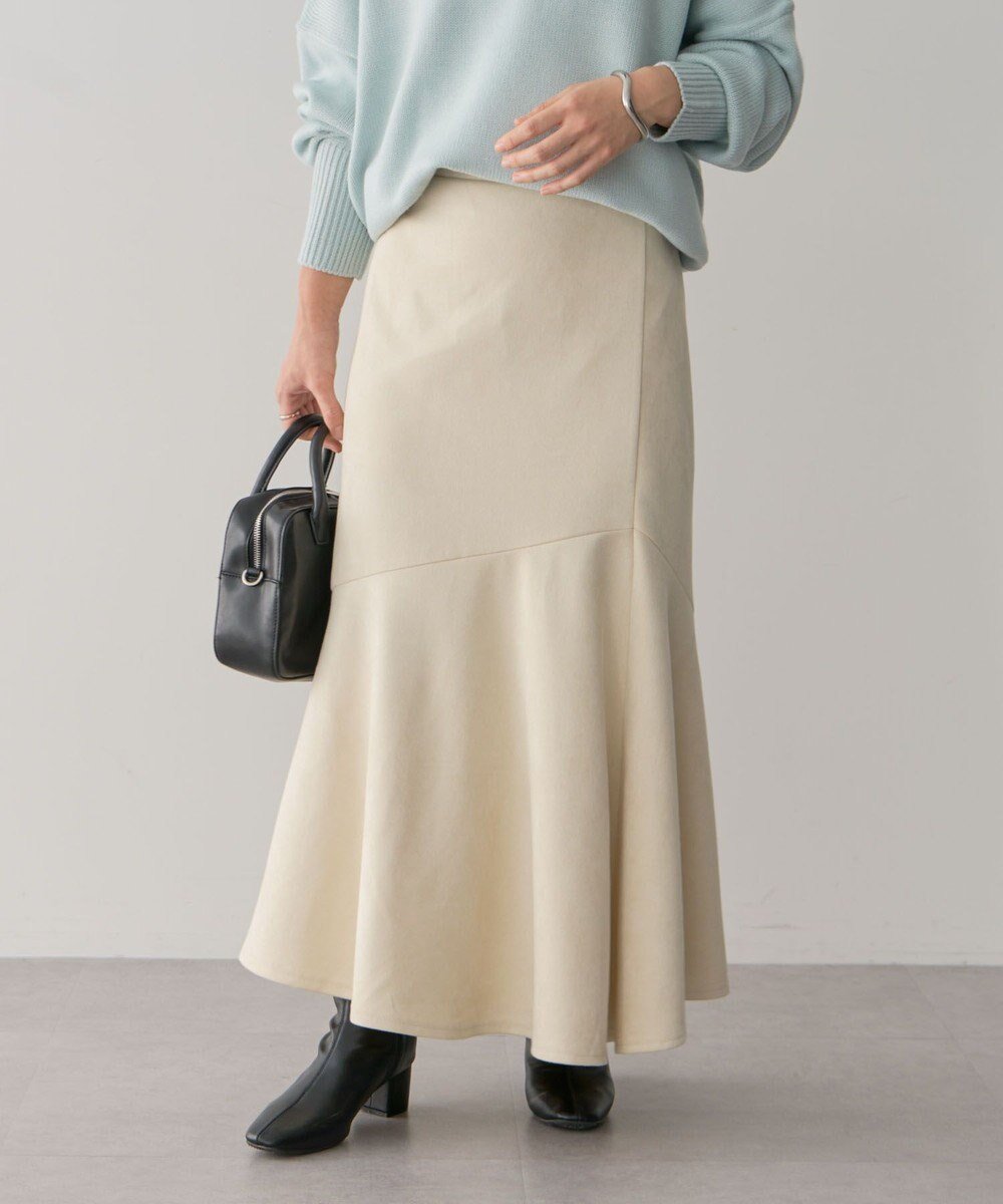 【グリーンパークス/Green Parks】のマシュマロスエードマーメイドスカート インテリア・キッズ・メンズ・レディースファッション・服の通販 founy(ファニー) ファッション Fashion レディースファッション Fashion for Women スカート Skirts おすすめ Recommended / Our Picks フィット Fit, Slim Fit フレア Flare, Flared ポケット Pocket, Pocket Detail マーメイド Mermaid, Fishtail Silhouette 冬 Winter / This Winter A/W・秋冬 Autumn/Winter Ecru|ID: prp329100004525546 ipo3291000000033595679