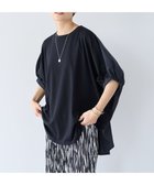 【アメリカンホリック/AMERICAN HOLIC】の異素材ドッキングドルマンプルオーバー Black|ID: prp329100004525549 ipo3291000000032007952