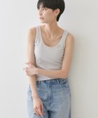 【アメリカンホリック/AMERICAN HOLIC】のリブタンクトップ Light Gray|ID: prp329100004525559 ipo3291000000032007991