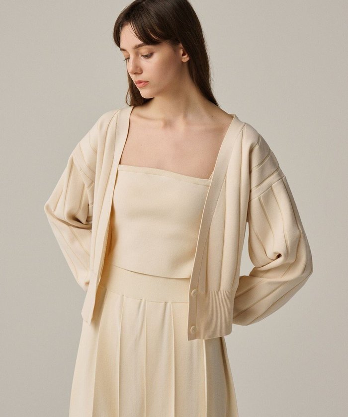 【アンクレイヴ/uncrave】の【手洗い可】ドライタッチ ニット カップ付き バンドゥ(uncrave WHITE) インテリア・キッズ・メンズ・レディースファッション・服の通販 founy(ファニー) https://founy.com/ ファッション Fashion レディースファッション WOMEN トップス・カットソー Tops/Tshirt ニット Knit Tops キャミソール / ノースリーブ No Sleeves インナー Inner 春 Spring カーディガン Cardigan キャミソール Camisole ショート Short ストレッチ Stretch 雑誌 Magazine プリーツ Pleats S/S・春夏 Ss・Spring/Summer 夏 Summer エレガント 上品 Elegant |ID: prp329100004525596 ipo3291000000032008163