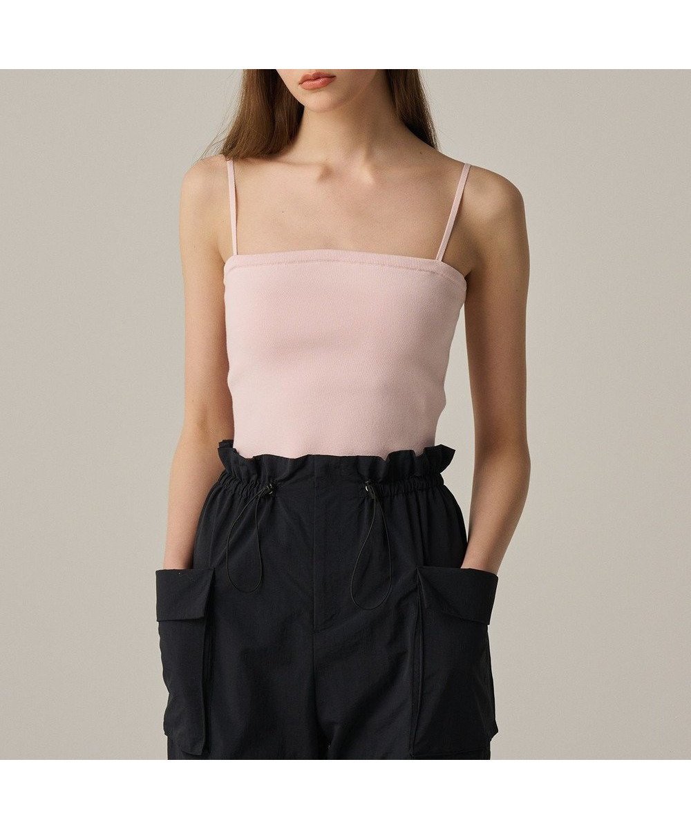 【アンクレイヴ/uncrave】の【手洗い可】ドライタッチ ニット カップ付き バンドゥ(uncrave WHITE) インテリア・キッズ・メンズ・レディースファッション・服の通販 founy(ファニー) 　ファッション　Fashion　レディースファッション　WOMEN　トップス・カットソー　Tops/Tshirt　ニット　Knit Tops　キャミソール / ノースリーブ　No Sleeves　インナー　Inner　春　Spring　カーディガン　Cardigan　キャミソール　Camisole　ショート　Short　ストレッチ　Stretch　雑誌　Magazine　プリーツ　Pleats　S/S・春夏　Ss・Spring/Summer　夏　Summer　エレガント 上品　Elegant　ピンク|ID: prp329100004525596 ipo3291000000032008167