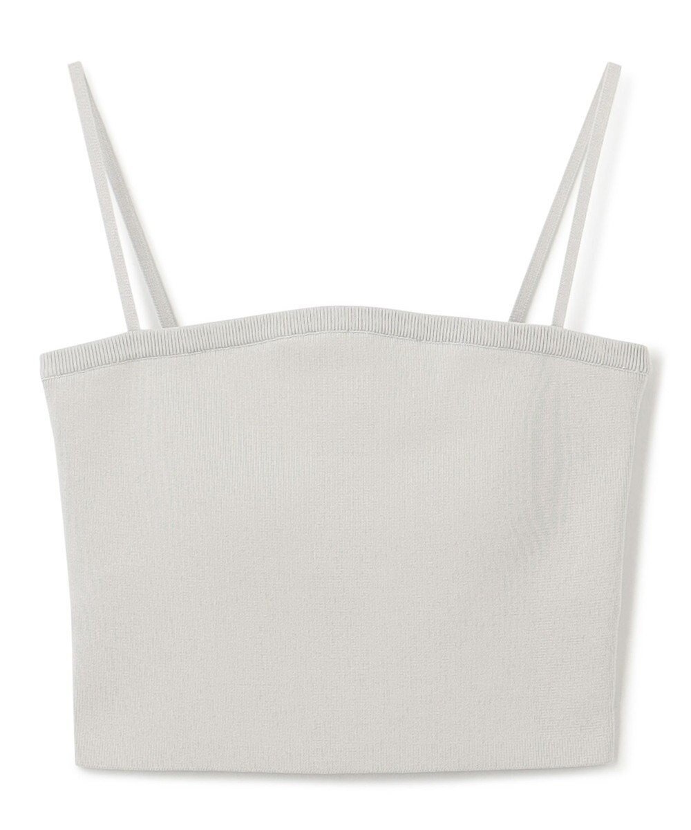 【アンクレイヴ/uncrave】の【手洗い可】ドライタッチ ニット カップ付き バンドゥ(uncrave WHITE) インテリア・キッズ・メンズ・レディースファッション・服の通販 founy(ファニー) 　ファッション　Fashion　レディースファッション　WOMEN　トップス・カットソー　Tops/Tshirt　ニット　Knit Tops　キャミソール / ノースリーブ　No Sleeves　インナー　Inner　春　Spring　カーディガン　Cardigan　キャミソール　Camisole　ショート　Short　ストレッチ　Stretch　雑誌　Magazine　プリーツ　Pleats　S/S・春夏　Ss・Spring/Summer　夏　Summer　エレガント 上品　Elegant　アイスグレー|ID: prp329100004525596 ipo3291000000032008168