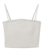【アンクレイヴ/uncrave】の【手洗い可】ドライタッチ ニット カップ付き バンドゥ(uncrave WHITE) 人気、トレンドファッション・服の通販 founy(ファニー) ファッション Fashion レディースファッション Fashion for Women トップス・カットソー Cut & Sew Tops ニット Knit Tops & Sweaters キャミソール&ノースリーブ Camisoles & Sleeveless Tops インナー Innerwear 春 Spring カーディガン Cardigan, Knitwear キャミソール Camisole, Spaghetti Strap Top ショート Short, Short Length ストレッチ Stretch, Stretchy Fabric 雑誌 Magazine, Fashion Magazine プリーツ Pleats, Pleated S/S・春夏 SS, Spring/Summer, Warm Season 夏 Summer エレガント 上品 Elegant thumbnail アイスグレー|ID: prp329100004525596 ipo3291000000033171759