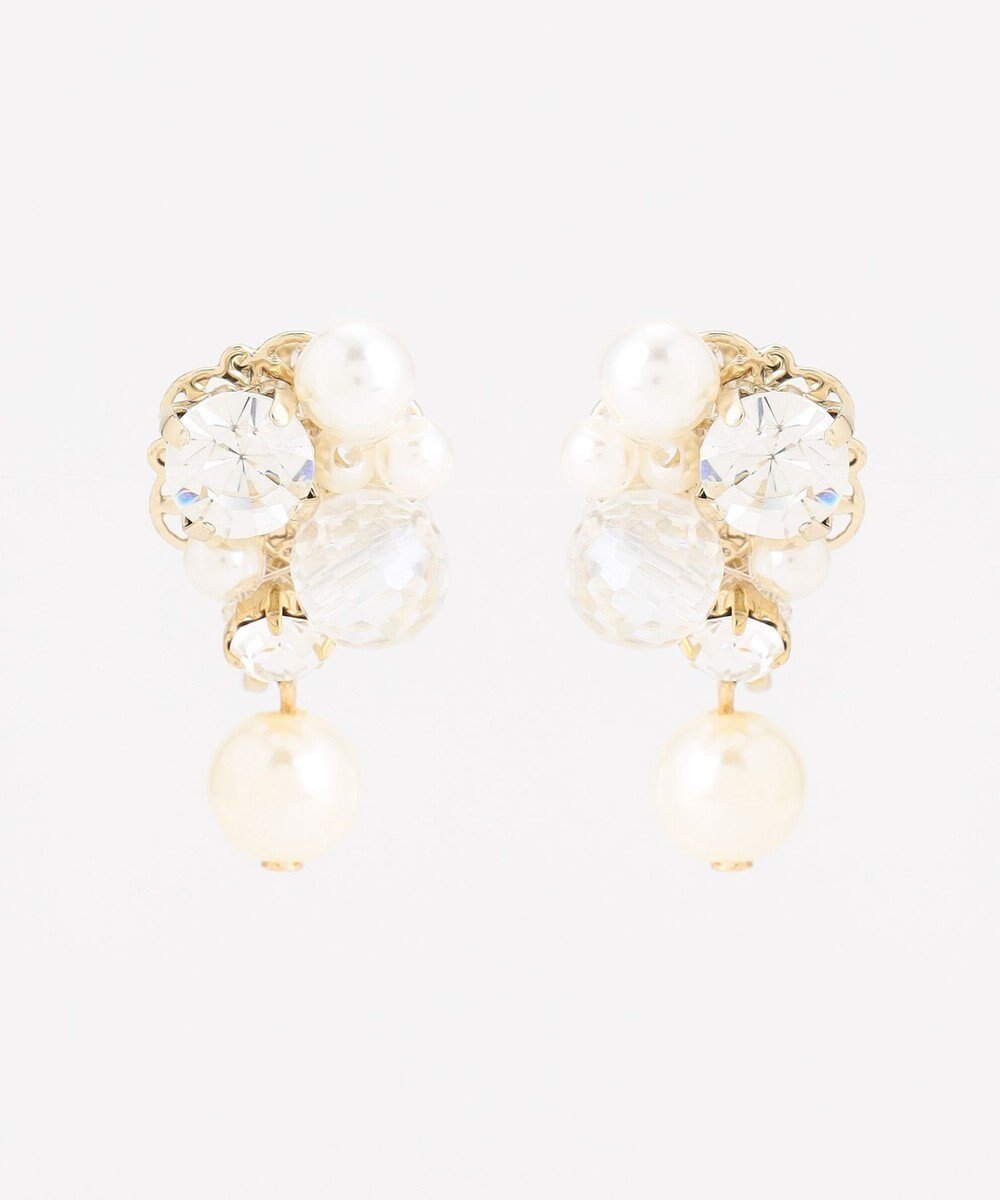 【エニィ スィス/any SiS】のドロップパール調ジュエル イヤリング 人気、トレンドファッション・服の通販 founy(ファニー) 　ファッション　Fashion　レディースファッション　Fashion for Women　ジュエリー　Jewelry　ファッションリング　Fashion Rings　イヤリング・フープ・ドロップタイプ　Hoop, Drop & Clip Earrings　アクセサリー　Fashion Accessories　イヤリング　Earrings　ジュエル　Jewel, Gemstone　ストーン　Stone, Gem-Like　ドロップ　Drop Shoulder, Dropped Style　パーティ　Party, Party Style　パール　Pearl, Pearl Accent　エレガント 上品　Elegant　 other-1|ID: prp329100004525605 ipo3291000000036280892