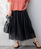 【23区/NIJYUSANKU】の【接触冷感/洗える】シアーフィルム フレアスカート 人気、トレンドファッション・服の通販 founy(ファニー) ファッション Fashion レディースファッション WOMEN スカート Skirt Aライン/フレアスカート Flared A-Line Skirts エアリー Airy エレガント 上品 Elegant オーガンジー Organdy 春 Spring 洗える Washable クラシカル Classical シアー Sheer シンプル Simple ダウン Down フレア Flare S/S・春夏 Ss・Spring/Summer 再入荷 Restock/Back In Stock/Re Arrival 夏 Summer 2024年 2024 2024春夏・S/S Ss,Spring/Summer,2024 thumbnail ブラック系|ID: prp329100004525628 ipo3291000000032008305