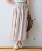 【23区/NIJYUSANKU】の【接触冷感/洗える】シアーフィルム フレアスカート 人気、トレンドファッション・服の通販 founy(ファニー) ファッション Fashion レディースファッション WOMEN スカート Skirt Aライン/フレアスカート Flared A-Line Skirts エアリー Airy エレガント 上品 Elegant オーガンジー Organdy 春 Spring 洗える Washable クラシカル Classical シアー Sheer シンプル Simple ダウン Down フレア Flare S/S・春夏 Ss・Spring/Summer 再入荷 Restock/Back In Stock/Re Arrival 夏 Summer 2024年 2024 2024春夏・S/S Ss,Spring/Summer,2024 thumbnail ベージュ系|ID: prp329100004525628 ipo3291000000032008308