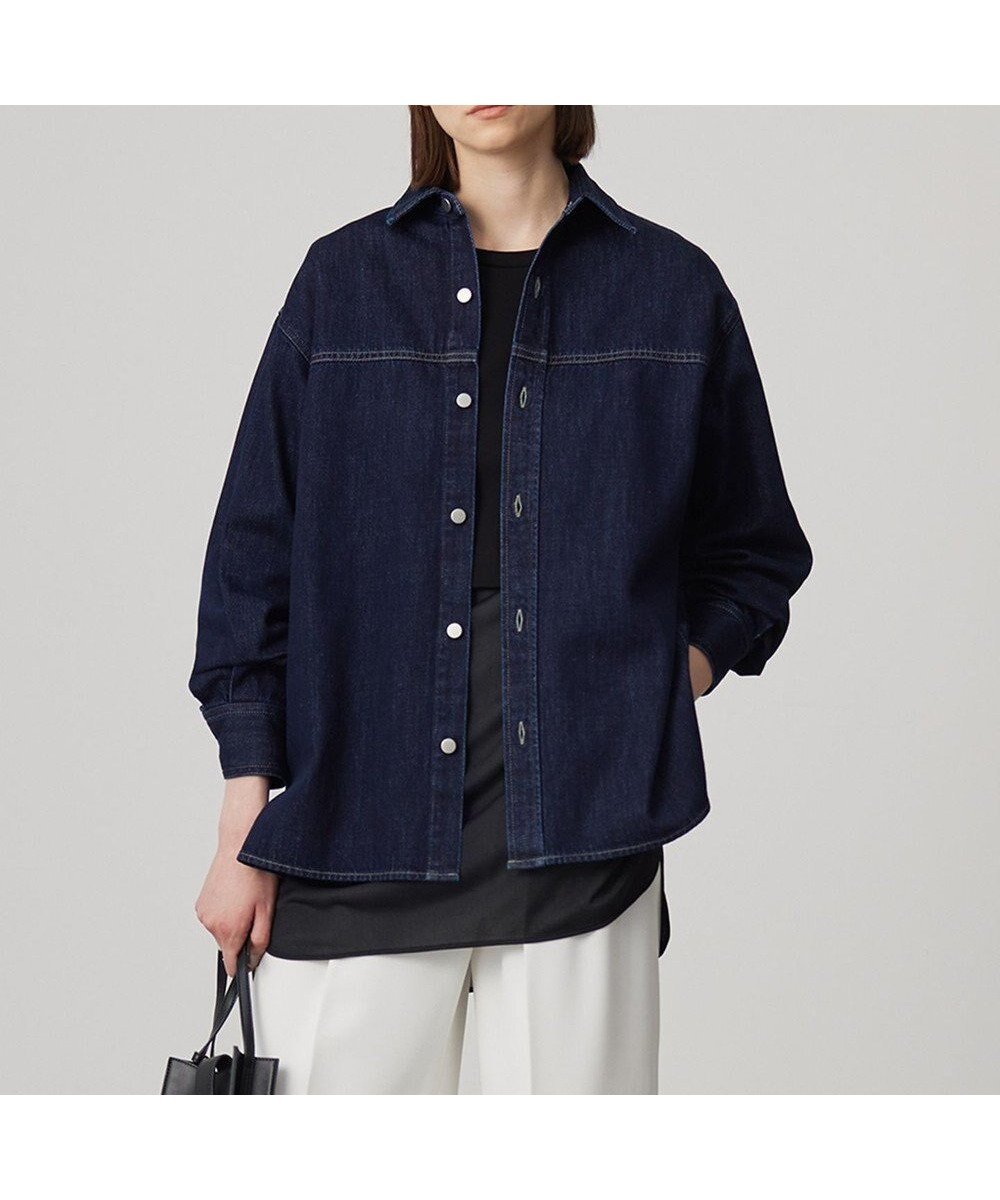 【アイシービー/iCB】の【WEB限定・洗える】コットンソフトデニム ジャケット インテリア・キッズ・メンズ・レディースファッション・服の通販 founy(ファニー) 　ファッション　Fashion　レディースファッション　WOMEN　アウター　Coat Outerwear　ジャケット　Jackets　デニムジャケット　Denim Jackets　洗える　Washable　コレクション　Collection　ジャケット　Jacket　デニム　Denim　マニッシュ　Mannish　ヨーク　Yoke　A/W・秋冬　Aw・Autumn/Winter・Fw・Fall-Winter　再入荷　Restock/Back In Stock/Re Arrival　2024年　2024　エレガント 上品　Elegant　2024-2025秋冬・A/W　Aw/Autumn/Winter/Fw/Fall/2024-2025　ネイビー系|ID: prp329100004525656 ipo3291000000032008443
