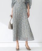 【23区/NIJYUSANKU】の【洗える】シアーヘリンボーンプリント プリーツ スカート ブループリント|ID: prp329100004525668 ipo3291000000032637583