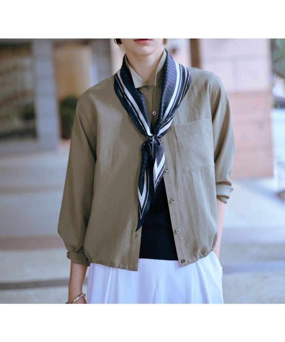 【ジェイ プレス/J.PRESS】の【洗える・接触冷感・防シワ・吸水速乾】BREEZE COOL シャツ ブラウス インテリア・キッズ・メンズ・レディースファッション・服の通販 founy(ファニー) ファッション Fashion レディースファッション Fashion for Women トップス・カットソー Cut & Sew Tops シャツ・ブラウス・オフィスカジュアル Elegant Blouses & Button-Ups 春 Spring 洗える Machine Washable コンパクト Compact, Small Size 吸水 Absorbent, Quick-Dry バランス Balance, Style Balance ブルゾン Blouson, Bomber Jacket 羽織 Haori, Light Jacket ワイド Wide, Wide Fit S/S・春夏 SS, Spring/Summer, Warm Season 夏 Summer カーキ系|ID: prp329100004525671 ipo3291000000034295953