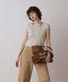 【グレース コンチネンタル/GRACE CONTINENTAL】のロゴレザートート ブラウン|ID: prp329100004525693 ipo3291000000032585086