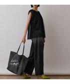 【グレース コンチネンタル/GRACE CONTINENTAL】のロゴレザートート チャコール|ID: prp329100004525693 ipo3291000000032585087